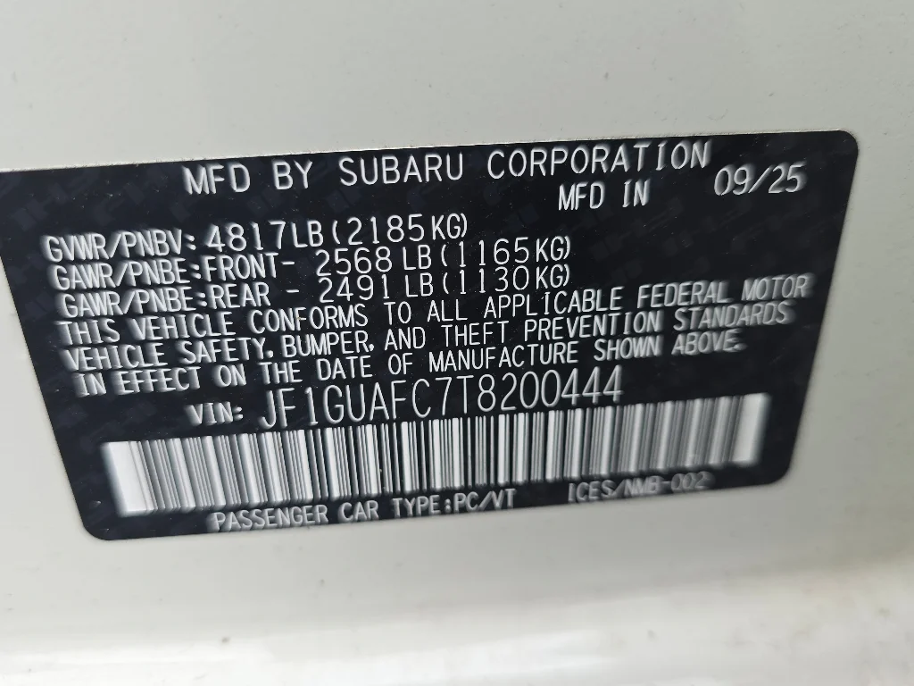 Certified Used 2026 Crystal White Pearl Subaru Sport image 35