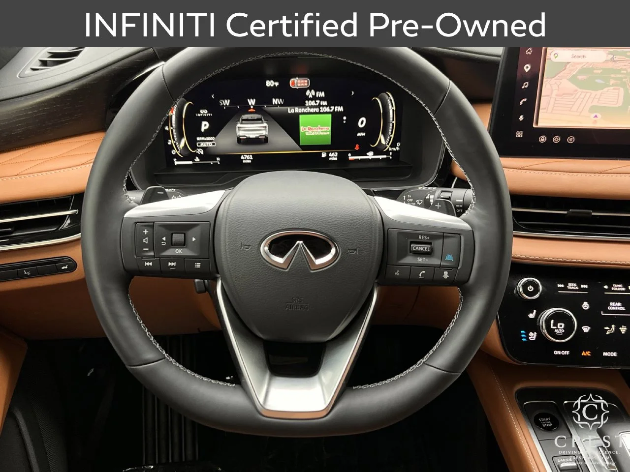 Certified Used 2027 Radiant White Black Obsidian INFINITI AUTOGRAPH image 14