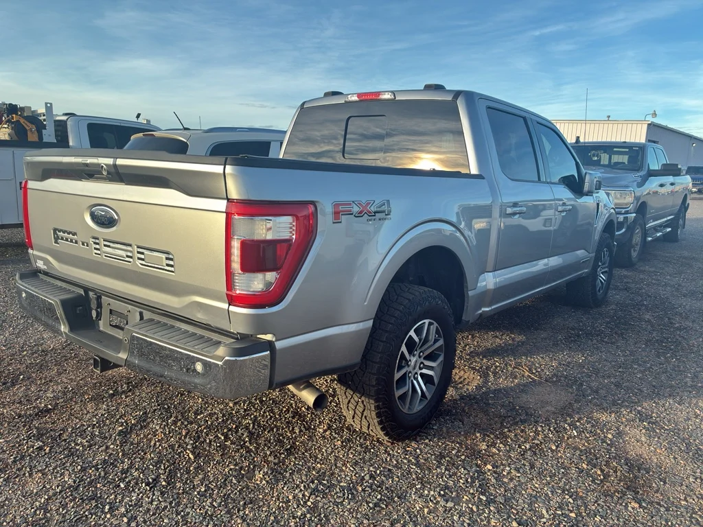 Used 2021 Iconic Silver Metallic Ford LARIAT image 6