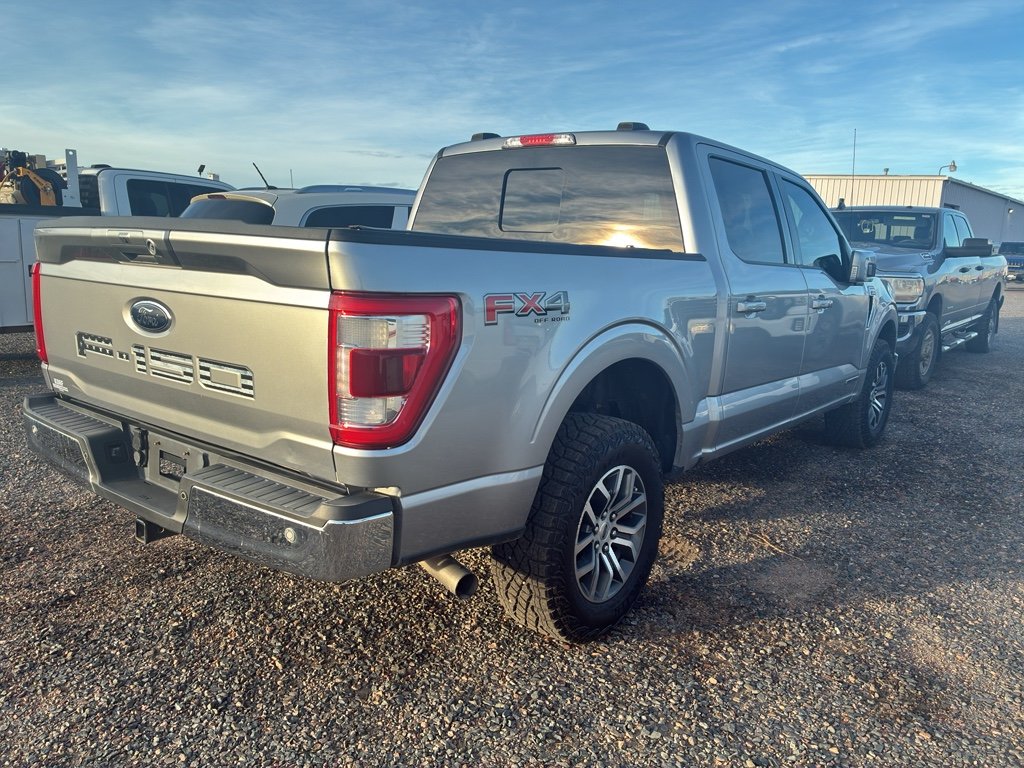 Used 2021 Iconic Silver Metallic Ford LARIAT image 6