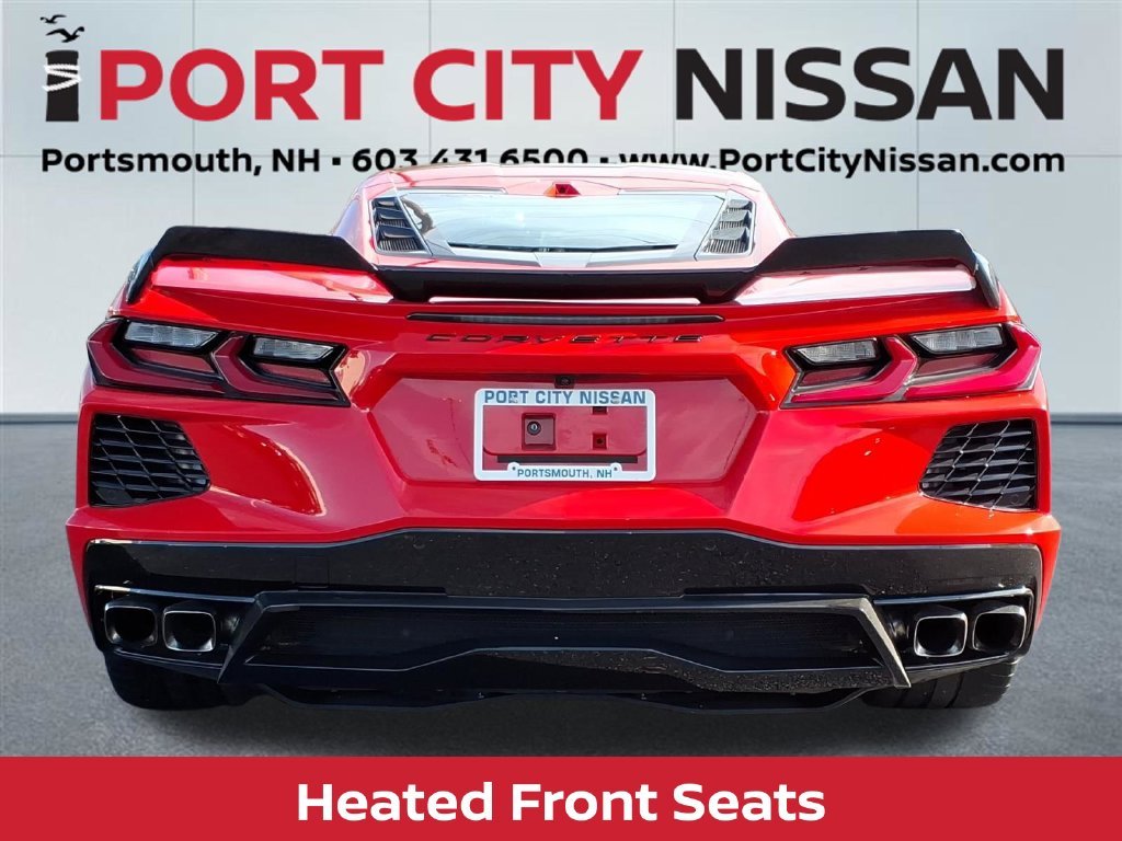 Used 2020 Torch Red Chevrolet Stingray 3lt w/z51, front end lift, carbon fiber roof & more! image 5
