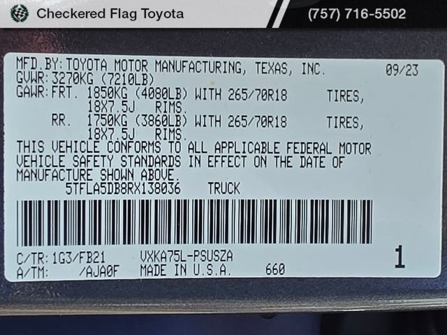 Used 2024 Magnetic Gray Metallic Toyota SR5 image 50