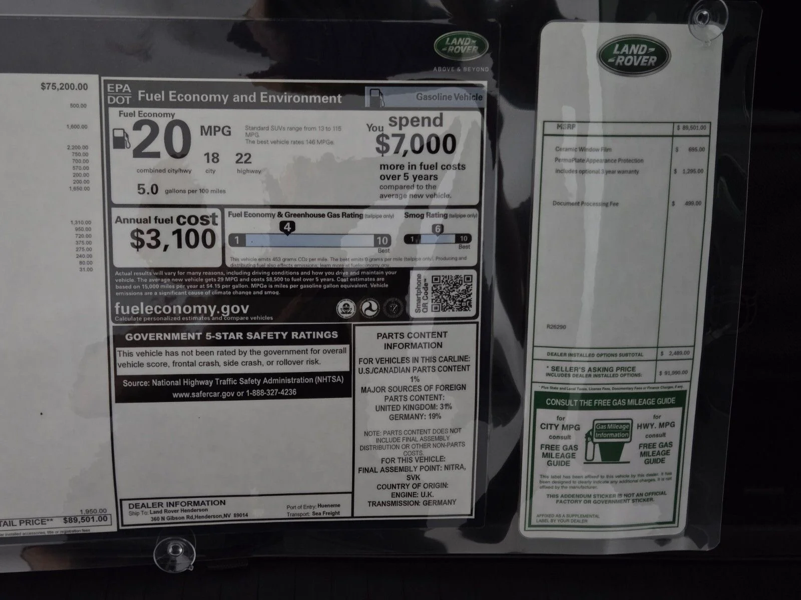 New 2026 Woolstone Green Land Rover X-Dynamic SE image 33