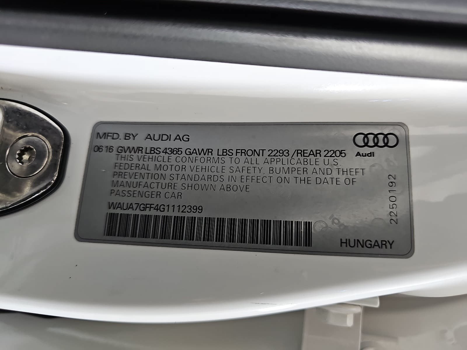 Used 2016 White Audi 1.8T Premium image 29