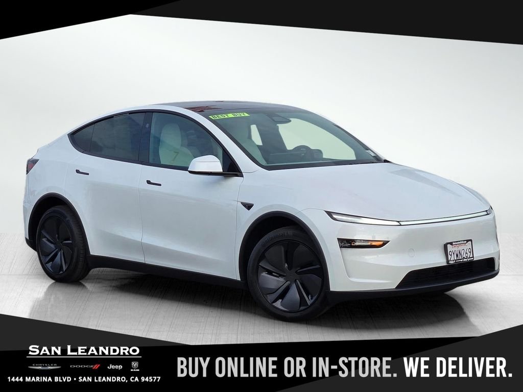 Used 2026 Pearl White Multi-Coat Tesla Long Range image 1