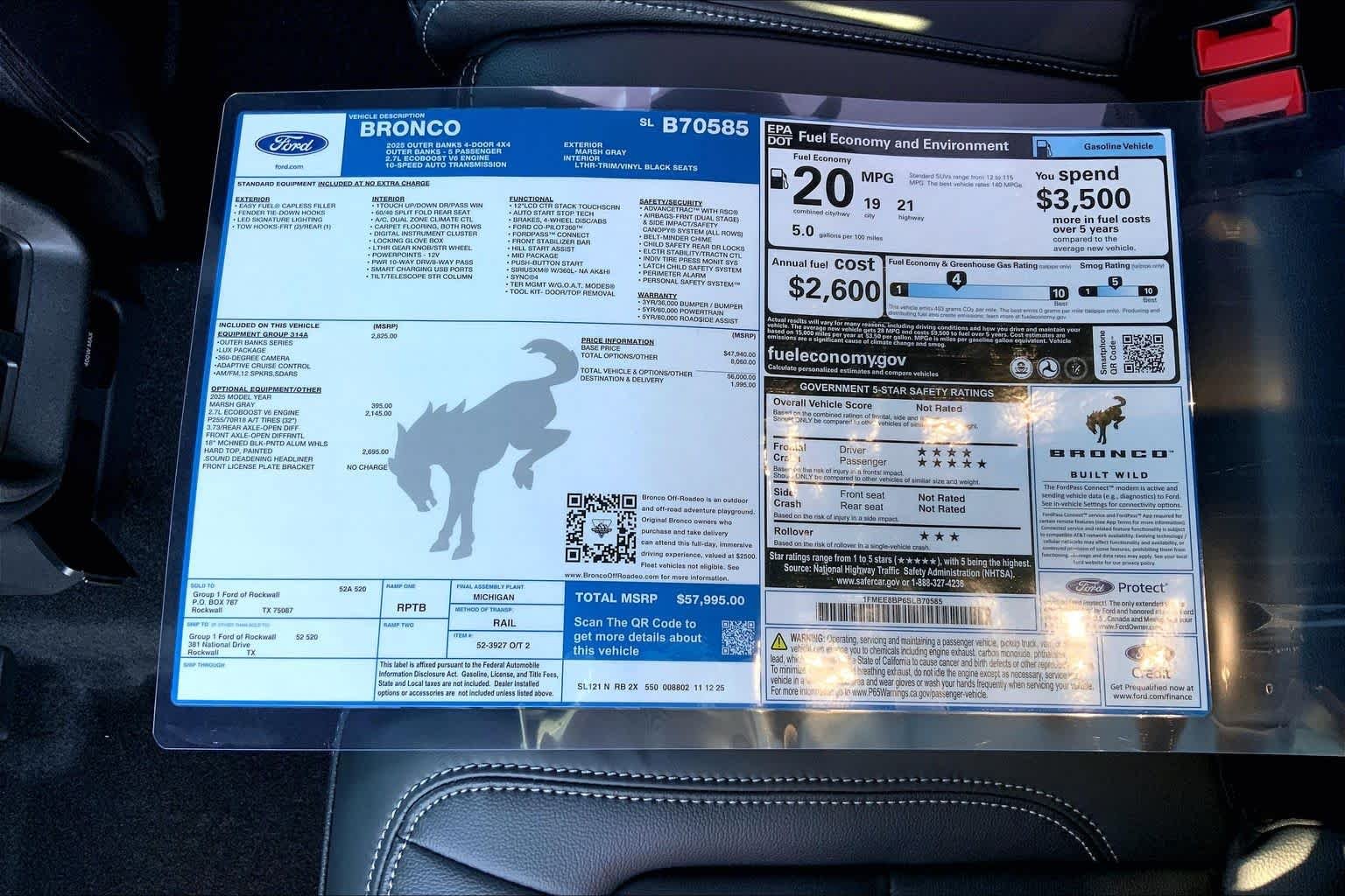 New 2025 Marsh Gray Ford Outer Banks® image 18