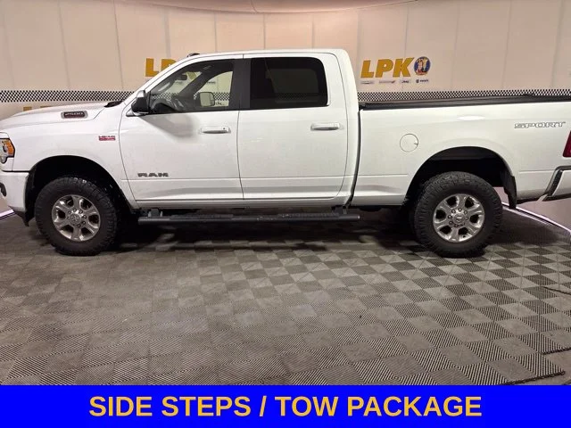 Used 2022 Bright White Clearcoat Ram Big Horn image 6