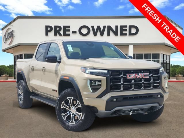 Desert Sand Metallic 2024 GMC Canyon Pickup Truck Four-Wheel Drive 8-Speed Automatic