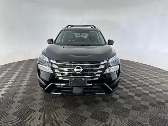 Certified Used 2025 Black Nissan Platinum image 2