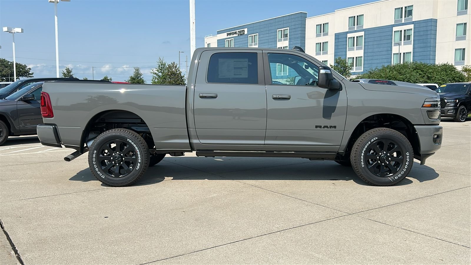 New 2026 Ceramic Gray Clear-Coat Exterior Paint RAM Laramie image 3