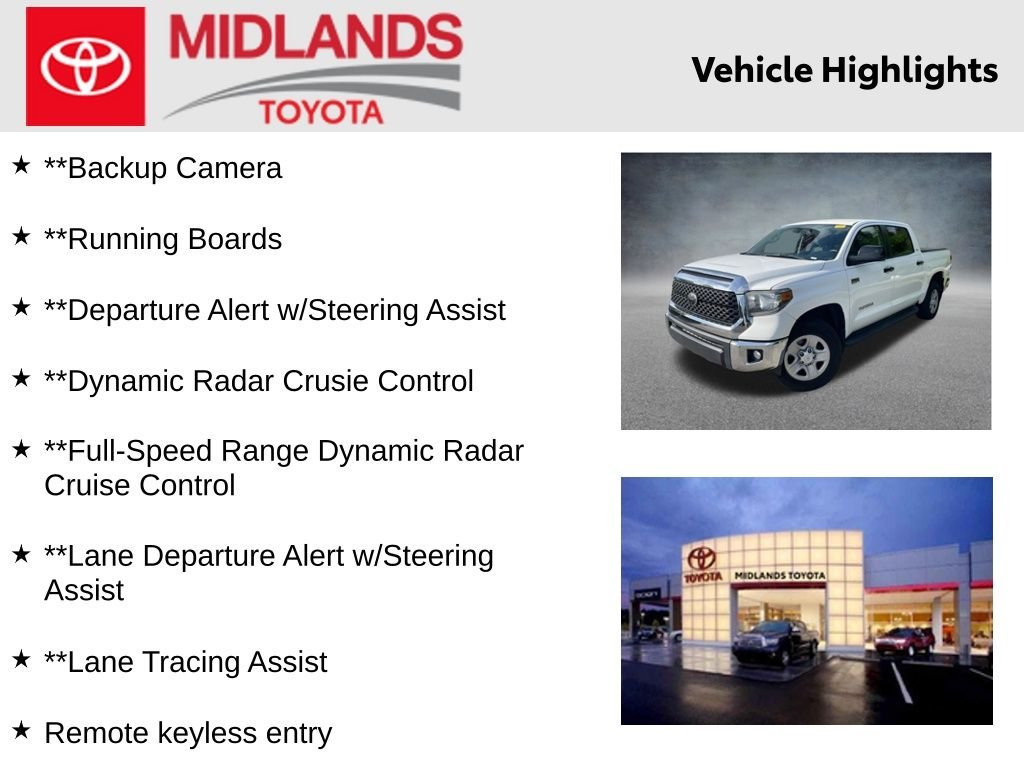 Used 2020 White Toyota SR5 image 2