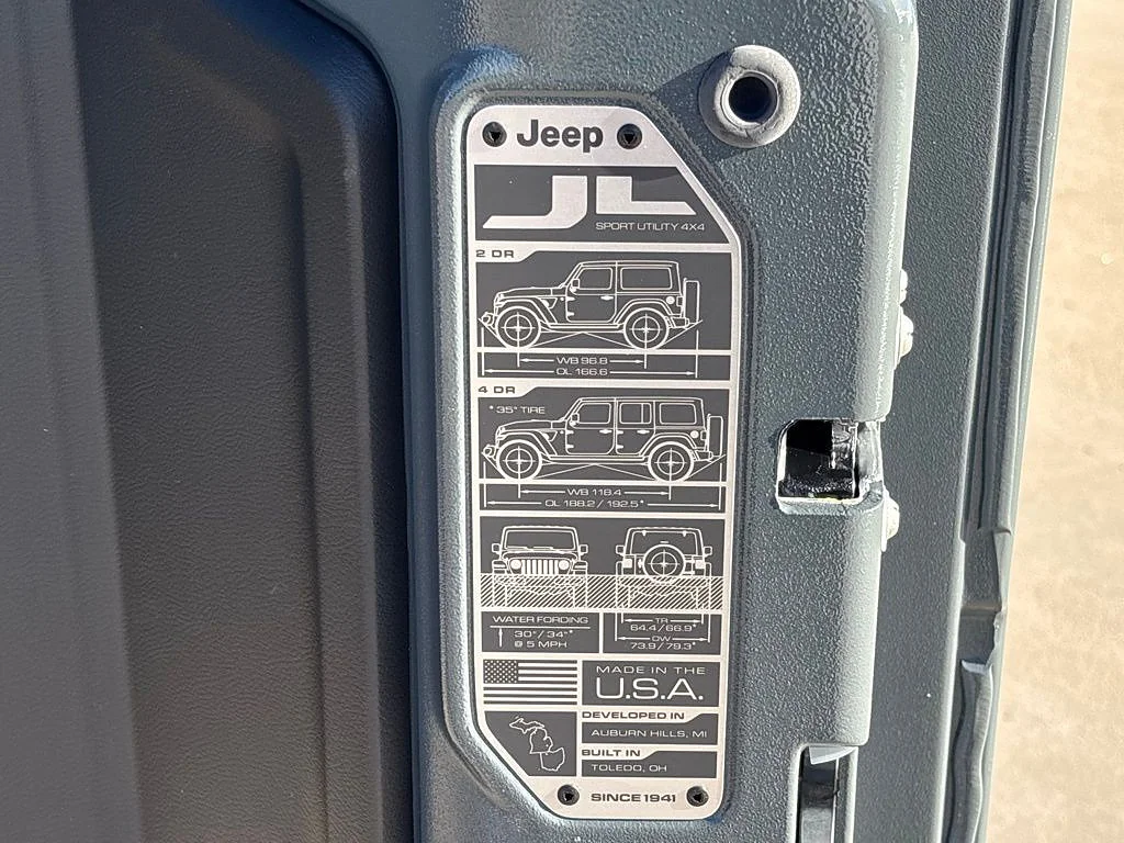 New 2026 Anvil Clear Coat Jeep 4-Door Willys 4x4 image 14