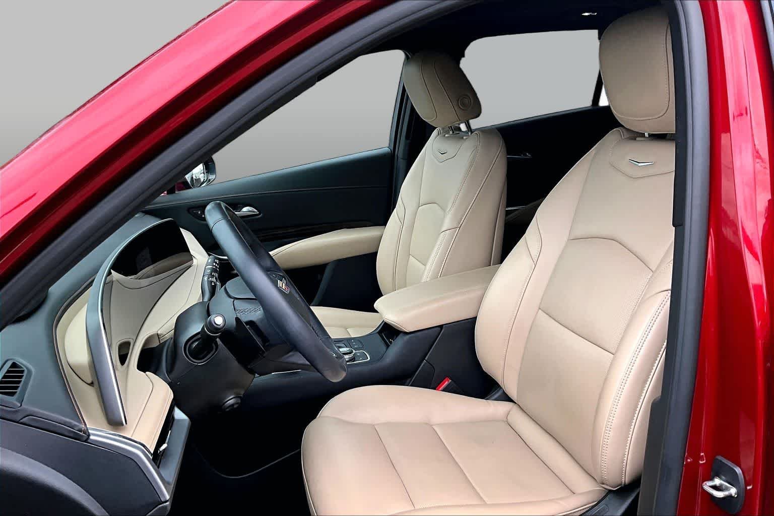 Used 2024 Radiant Red Tintcoat Cadillac FWD Premium Luxury image 8