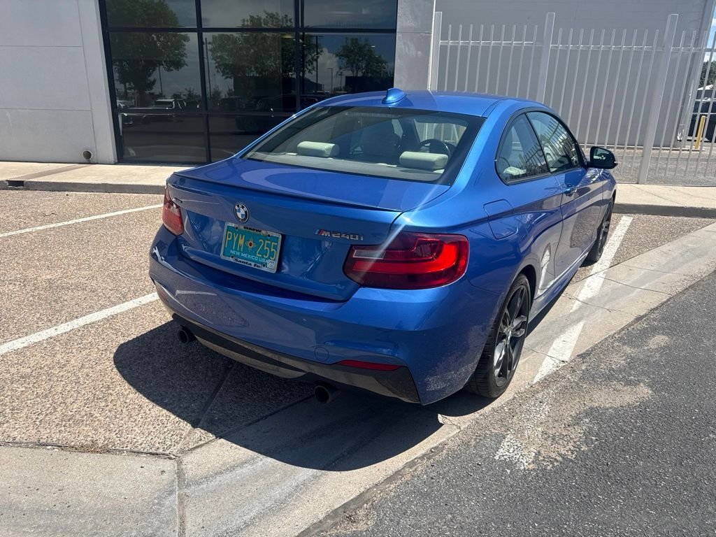 Used 2017 Blue BMW M240i xDrive image 8