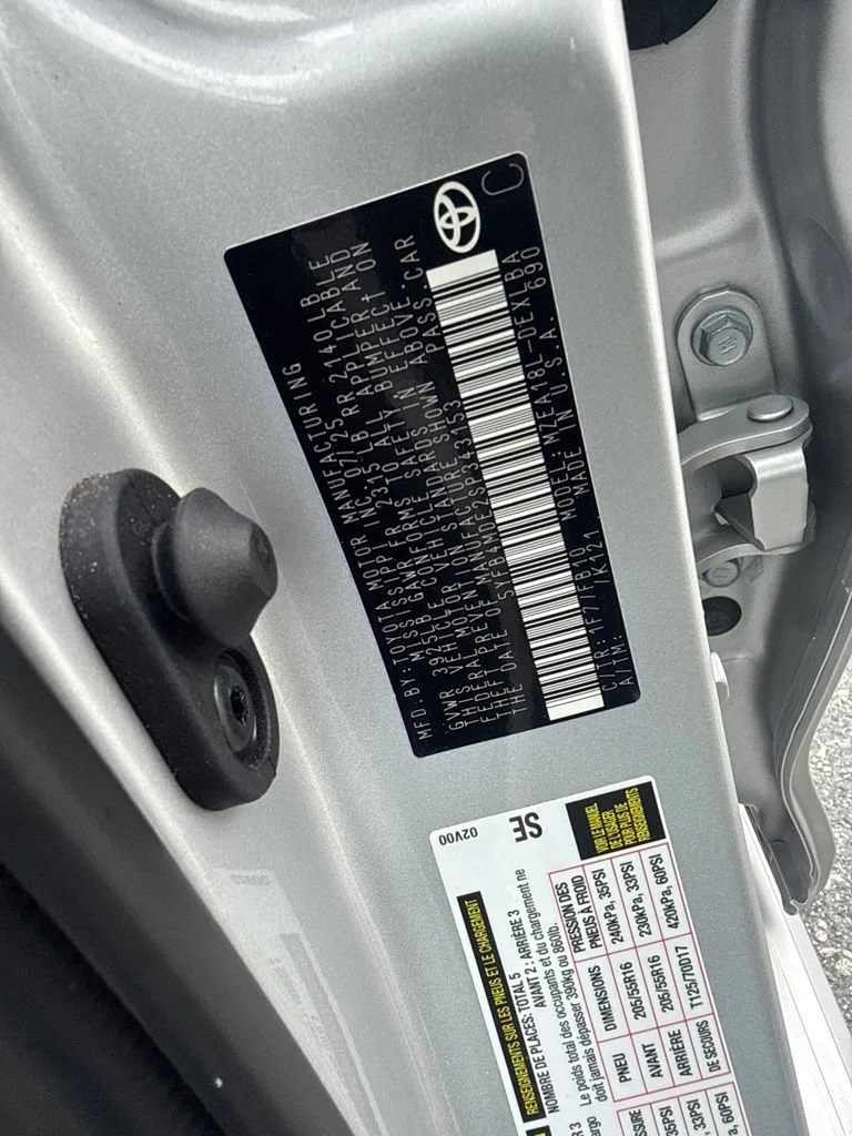 Used 2025 Silver Toyota LE image 25
