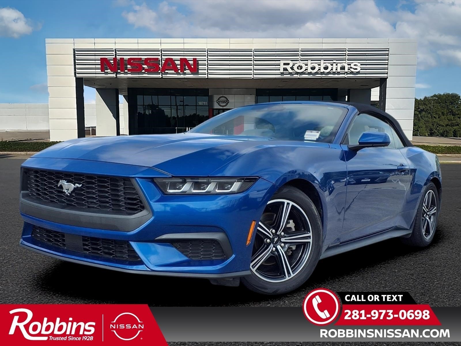 2024 Ford Mustang EcoBoost Blue at Davis Chevrolet