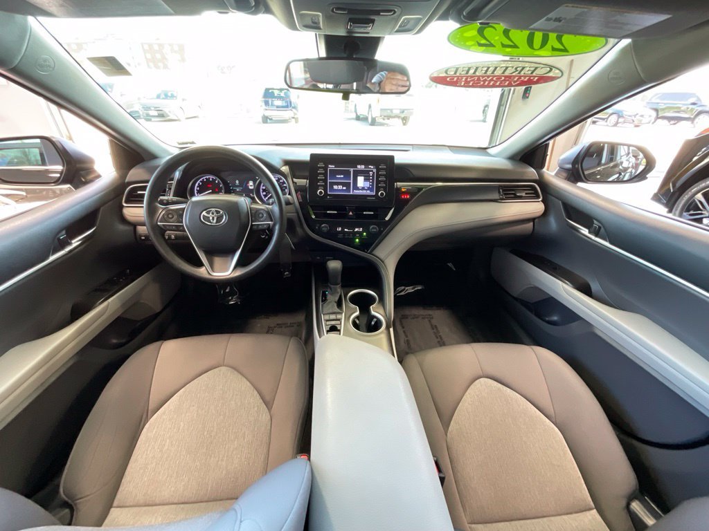 Certified Used 2022 Black Toyota LE image 7