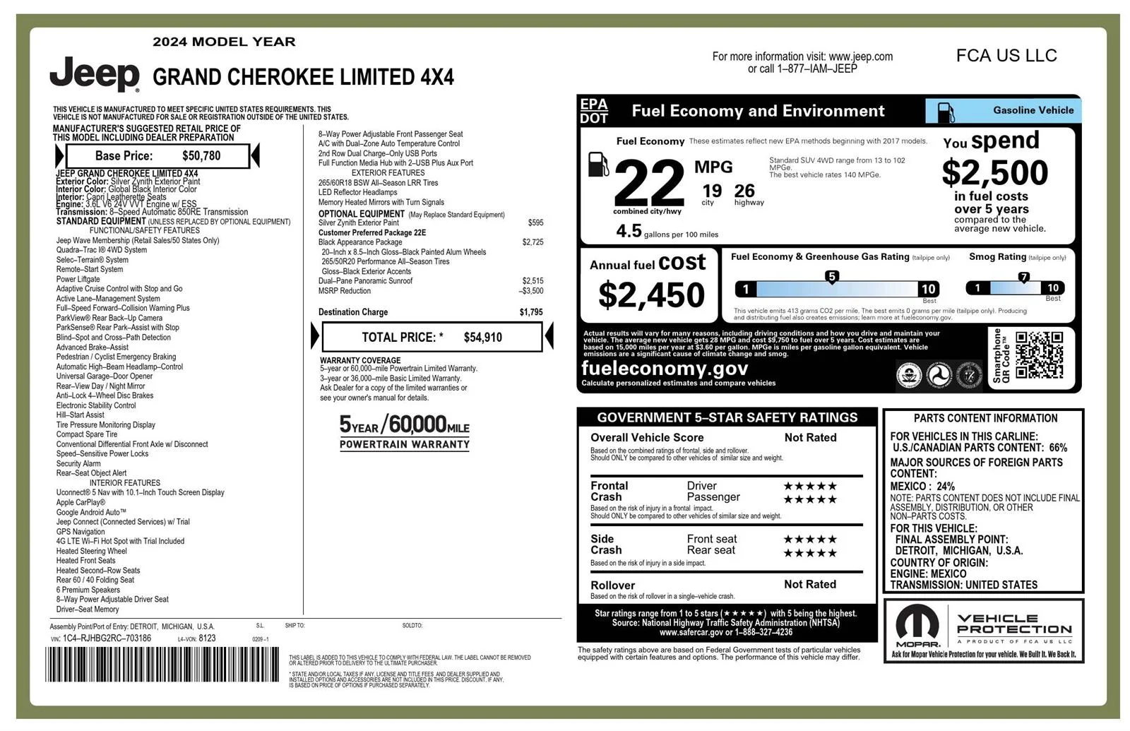 Used 2024 Silver Zynith Jeep Limited image 32