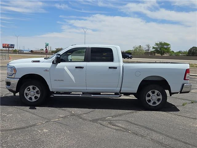 Used 2024 White RAM Big Horn 4x4 Crew Cab 6.3 ft. box 149 in. WB image 2