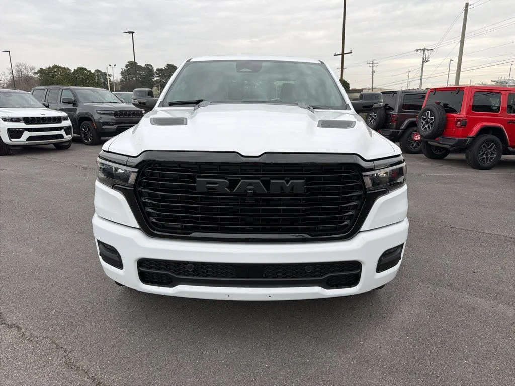 New 2026 Bright White Clear-Coat Exterior Paint RAM Laramie image 7