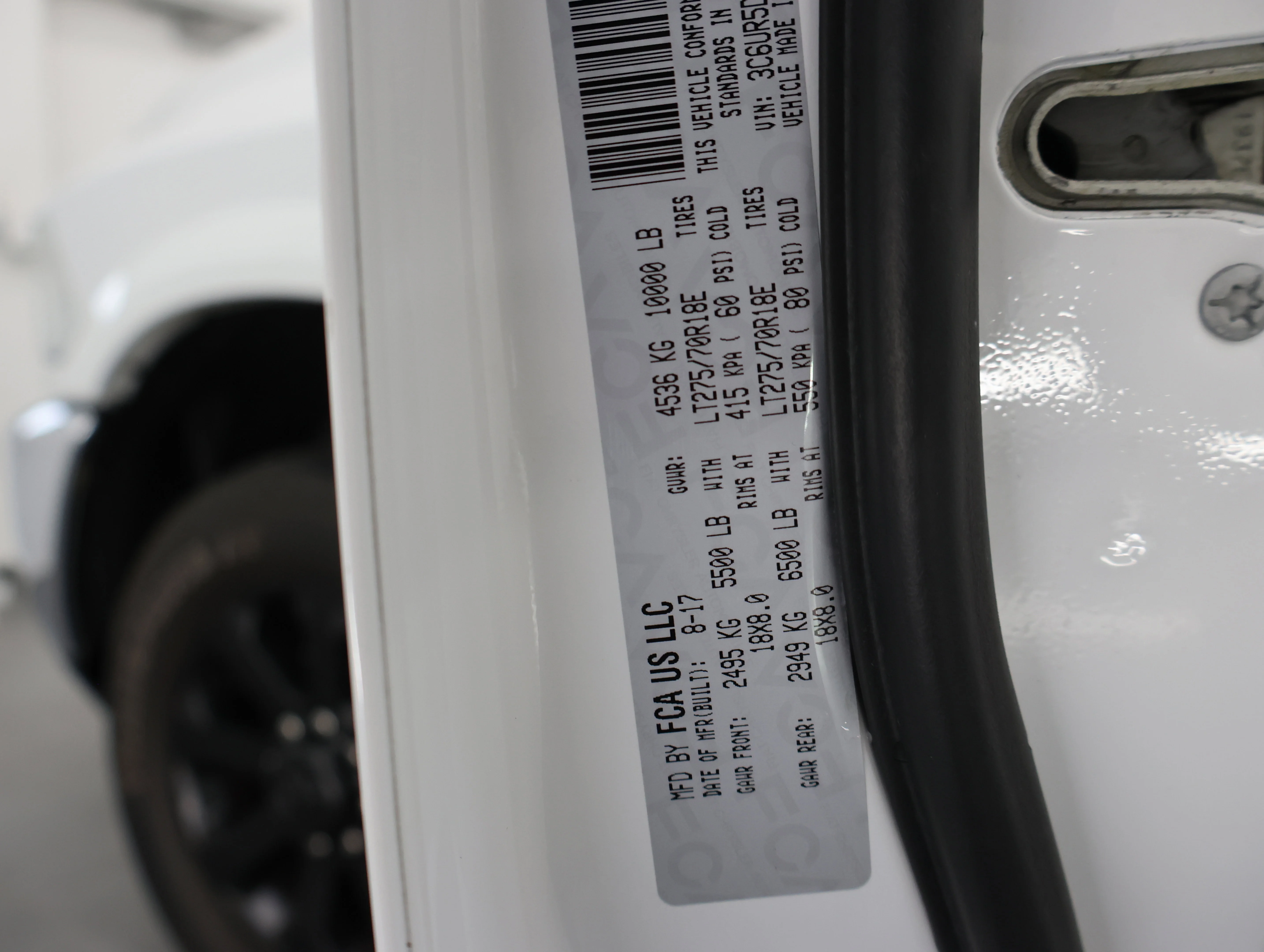 Used 2018 Bright White Clearcoat Ram Big Horn image 61