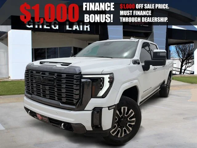 Used 2024 White GMC Denali Ultimate image 1
