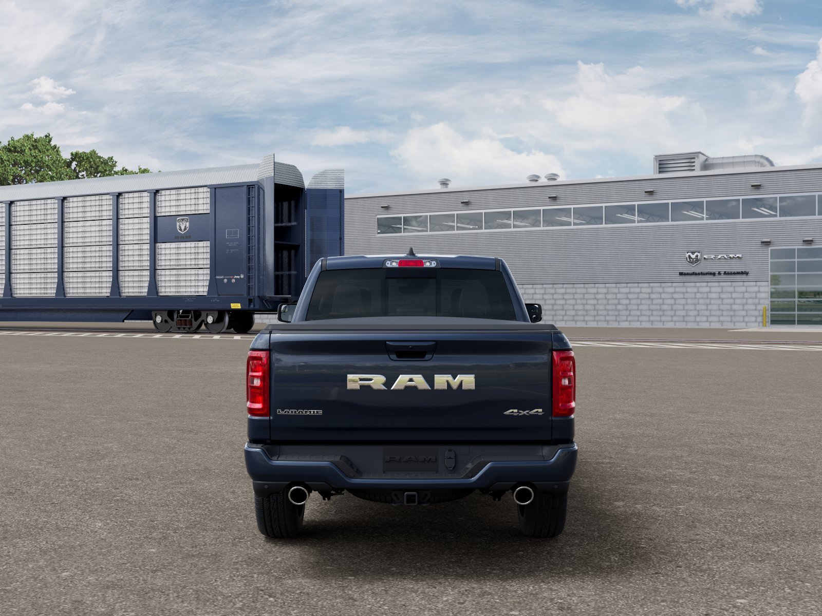 New 2026 Forged Blue Metallic Exterior Paint RAM LARAMIE image 7