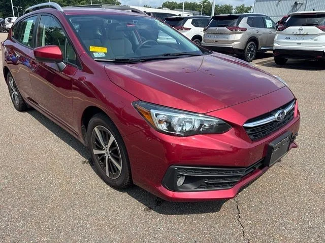 Used 2021 Crimson Red Pearl Subaru Premium image 1