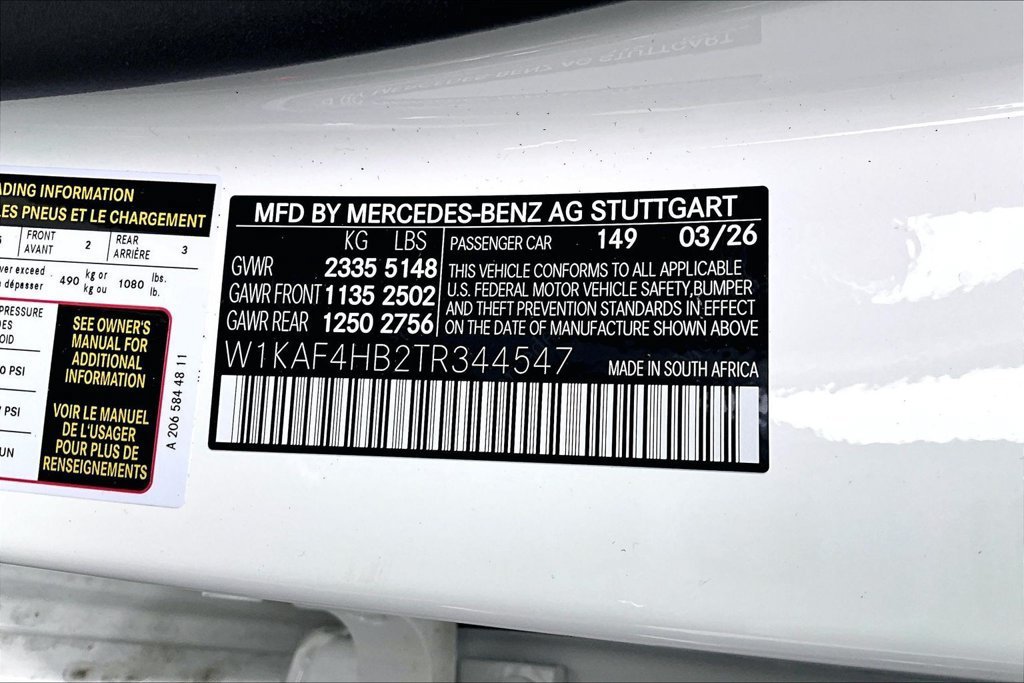 New 2026 Polar White Mercedes-Benz C 300 image 28