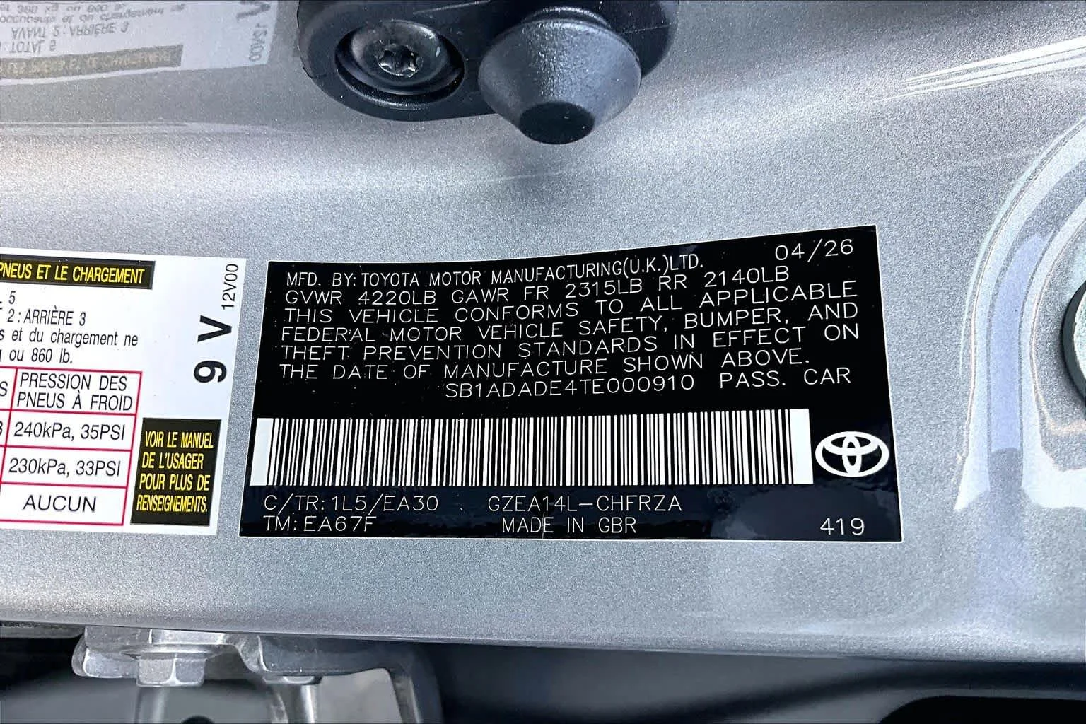 New 2026 Heavy Metal Toyota Premium Plus image 18