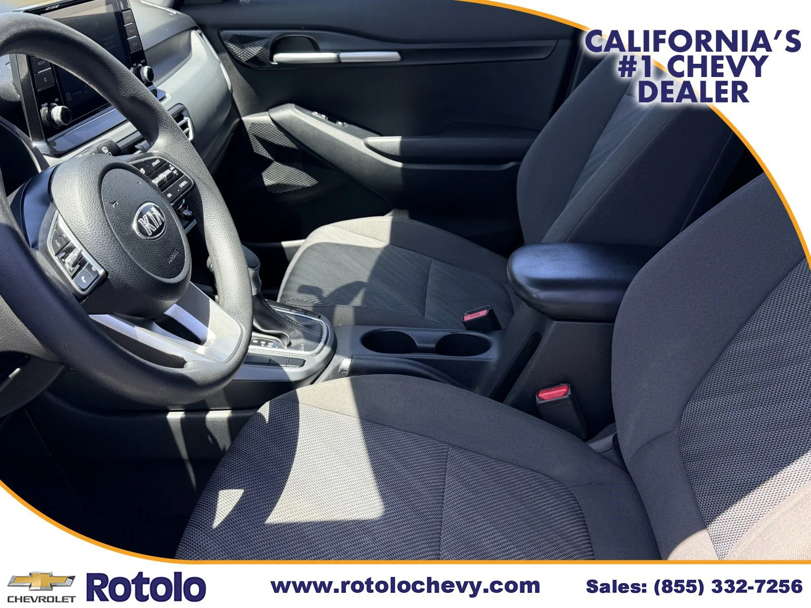 Used 2021 Cherry Black Kia LX image 16