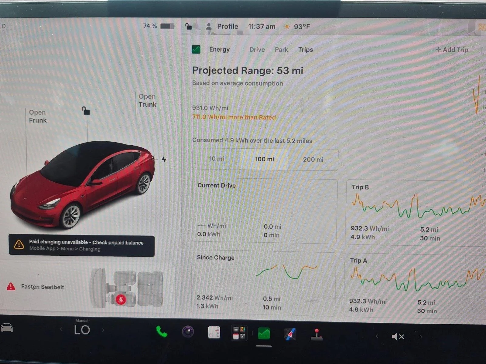 Used 2022 Red Multi-Coat Tesla Long Range image 13