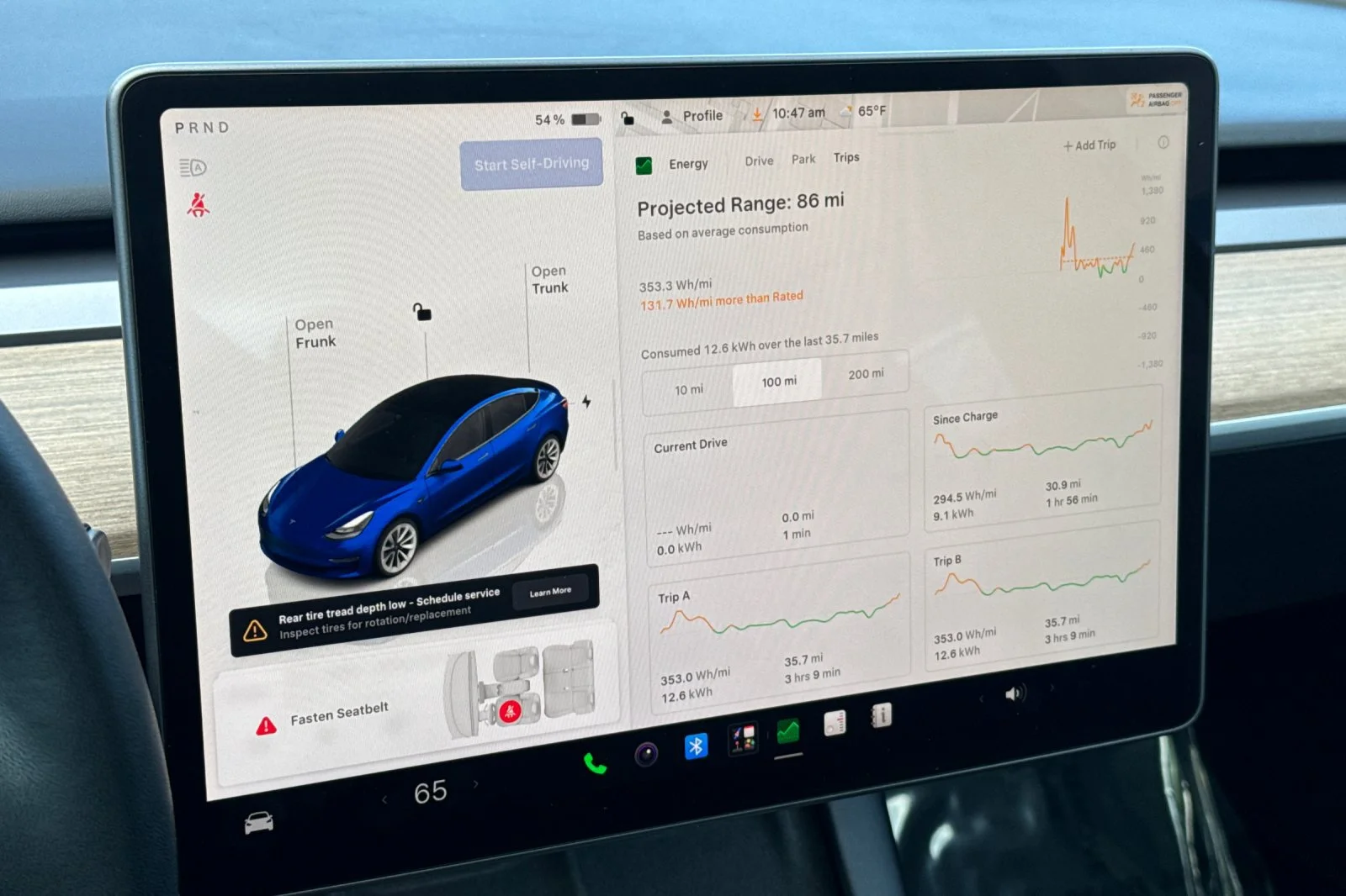 Used 2023 Deep Blue Metallic Tesla Base image 27