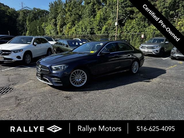 Certified Used 2023 Blue Mercedes-Benz E 350 image 1