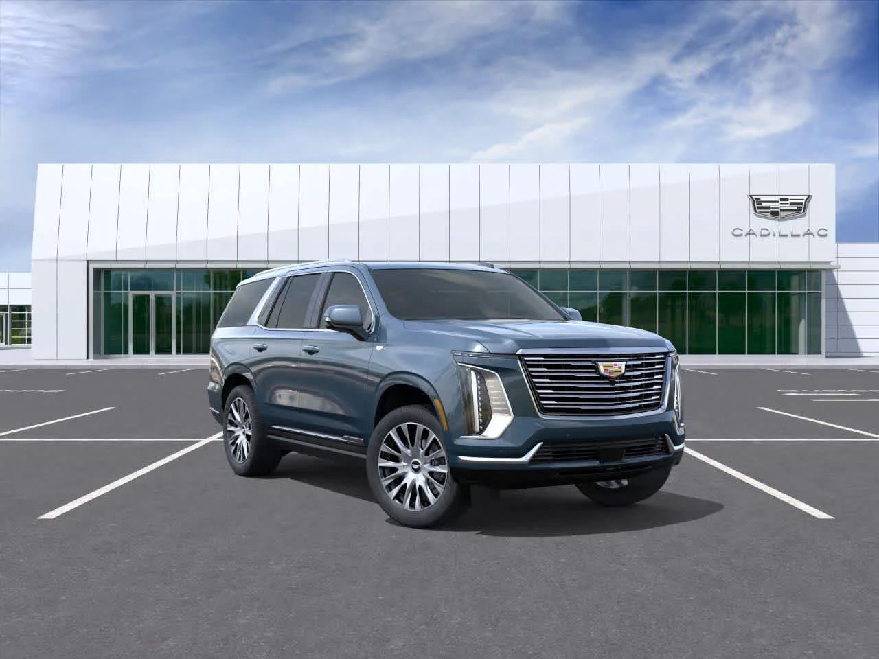 New 2026 Deep Sea Metallic Cadillac Platinum Luxury image 1
