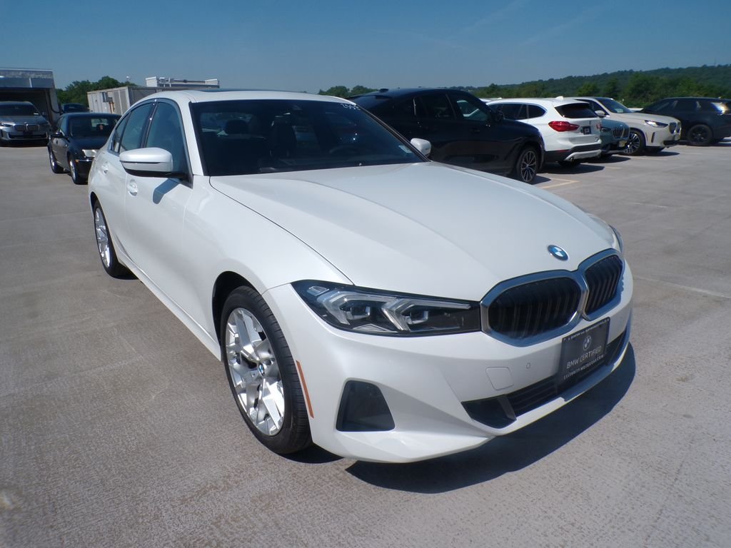 Certified Used 2025 Mineral White Metallic BMW 330i xDrive image 1