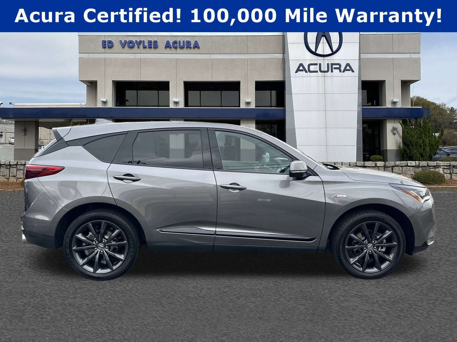 Certified Used 2025 Liquid Carbon Metallic Acura w/A-Spec Package image 4