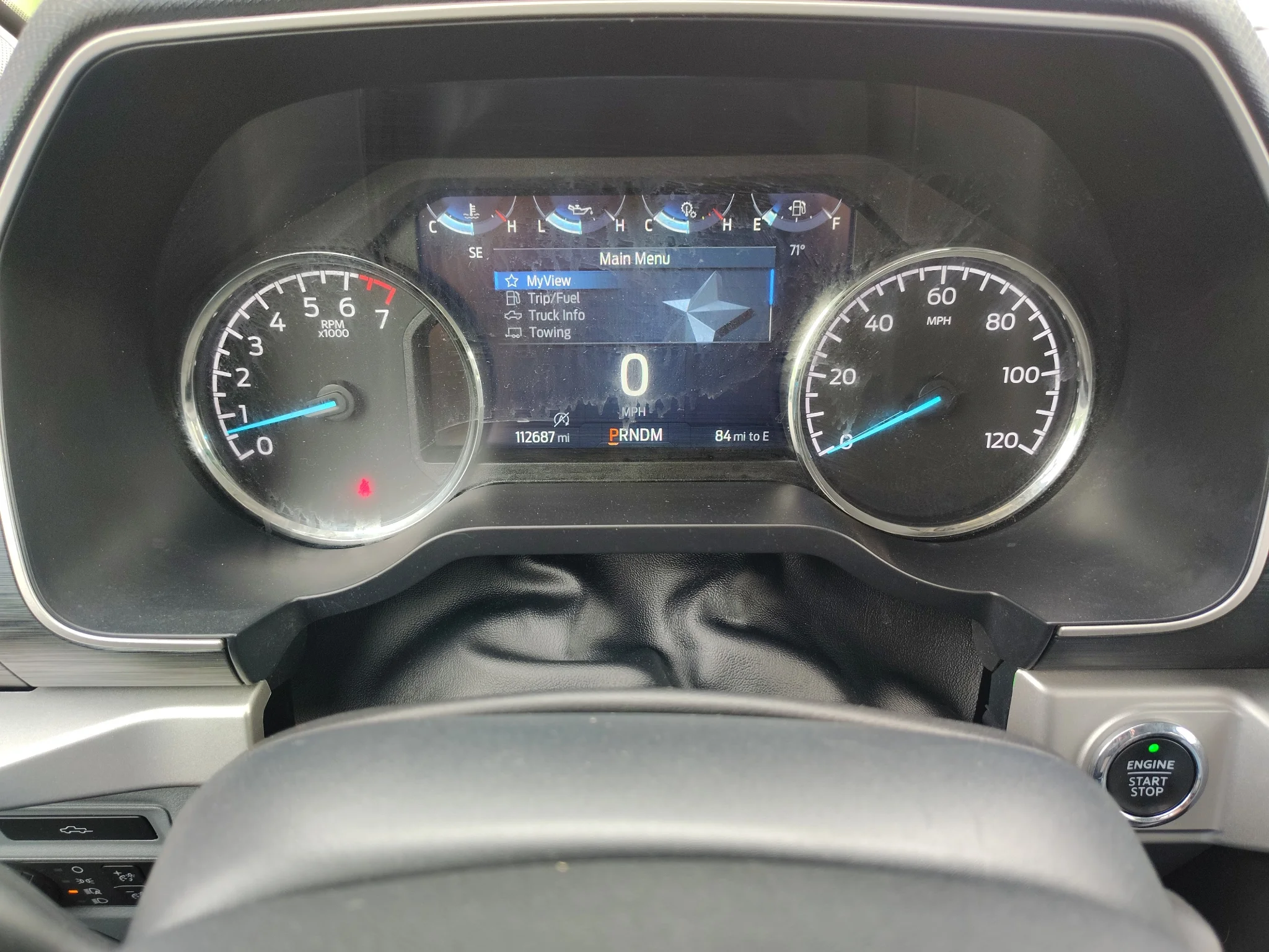 Used 2021 Antimatter Blue Metallic Ford XLT image 14