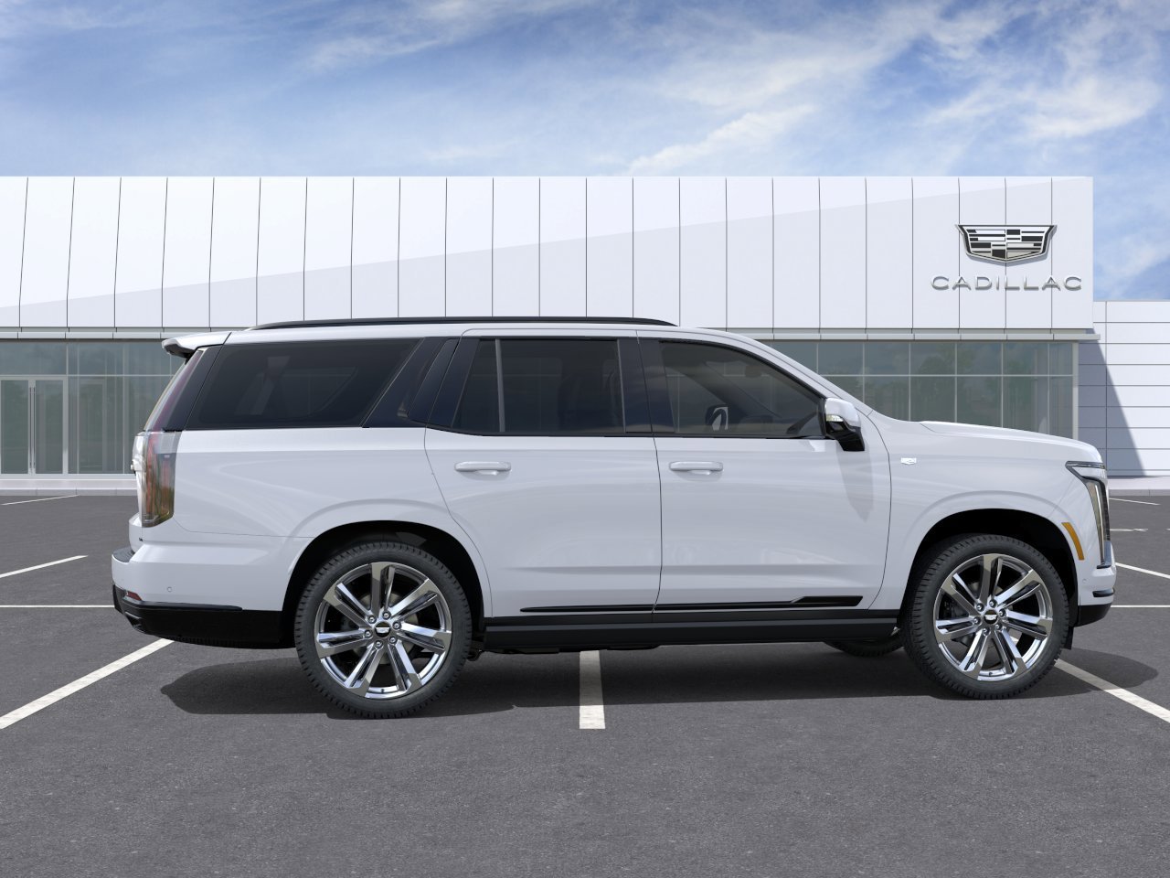 New 2026 Vibrant White Tricoat Cadillac Sport image 5