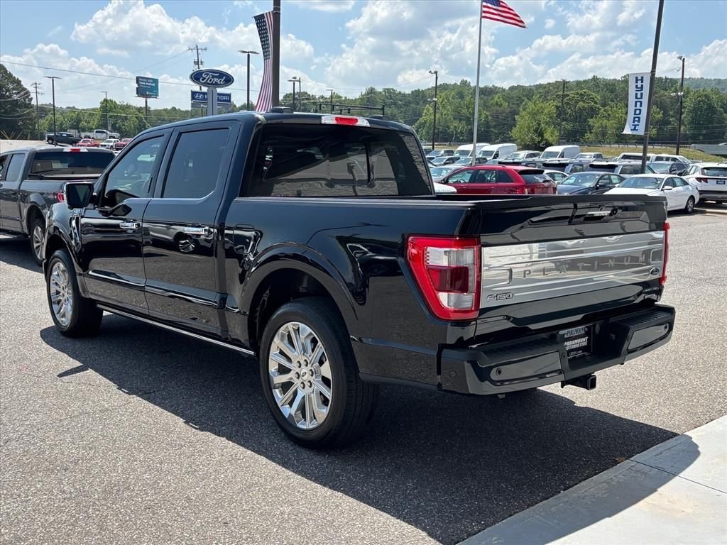 Used 2023 Black Metallic Ford Platinum image 2