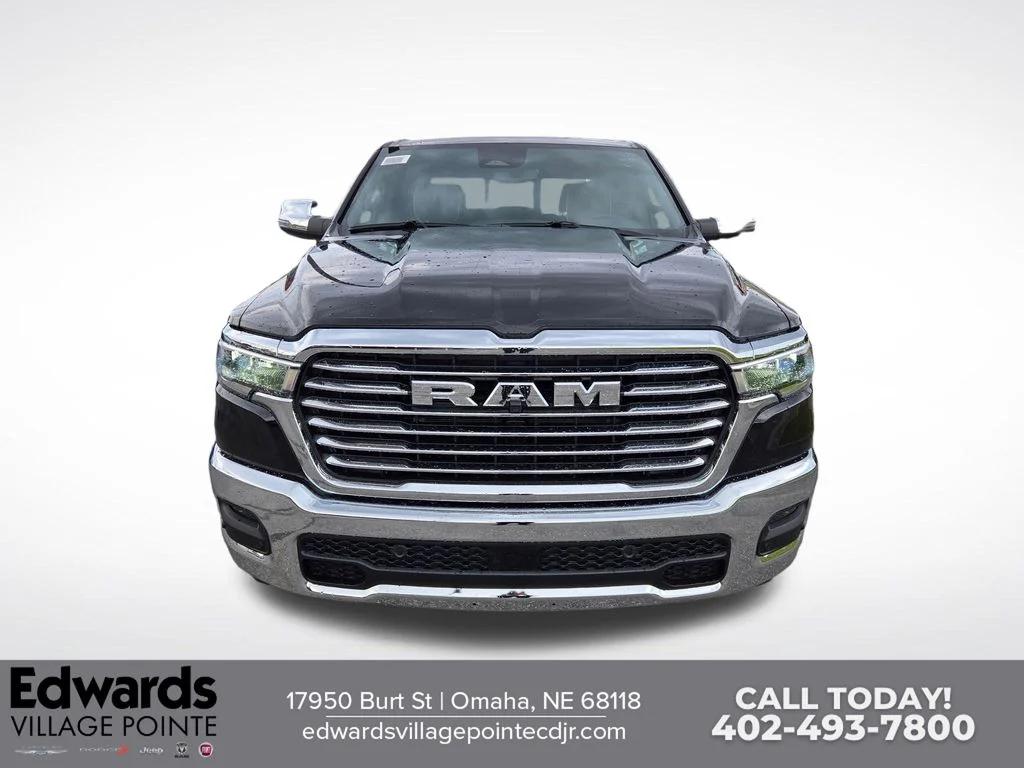 New 2026 Diamond Black Crystal Pearl-Coat Exterior Paint RAM Laramie image 8