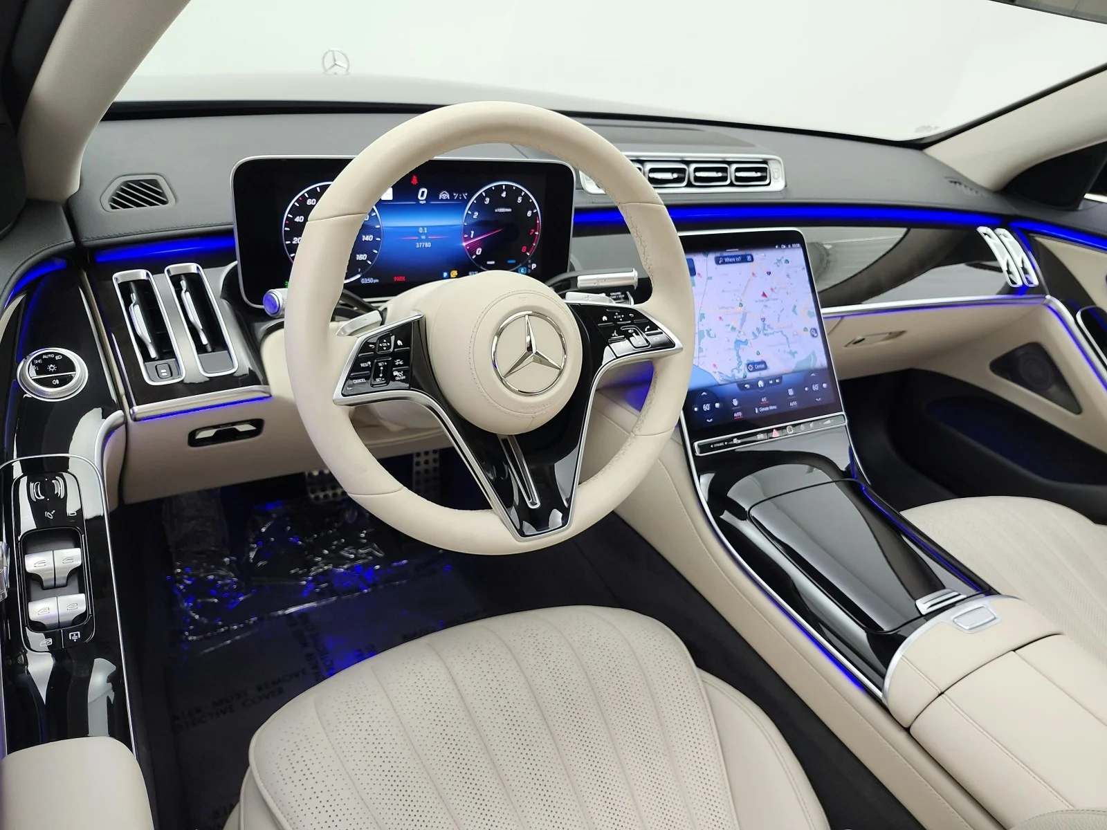 Used 2023 Black Mercedes-Benz S 500 4MATIC® Sedan image 14
