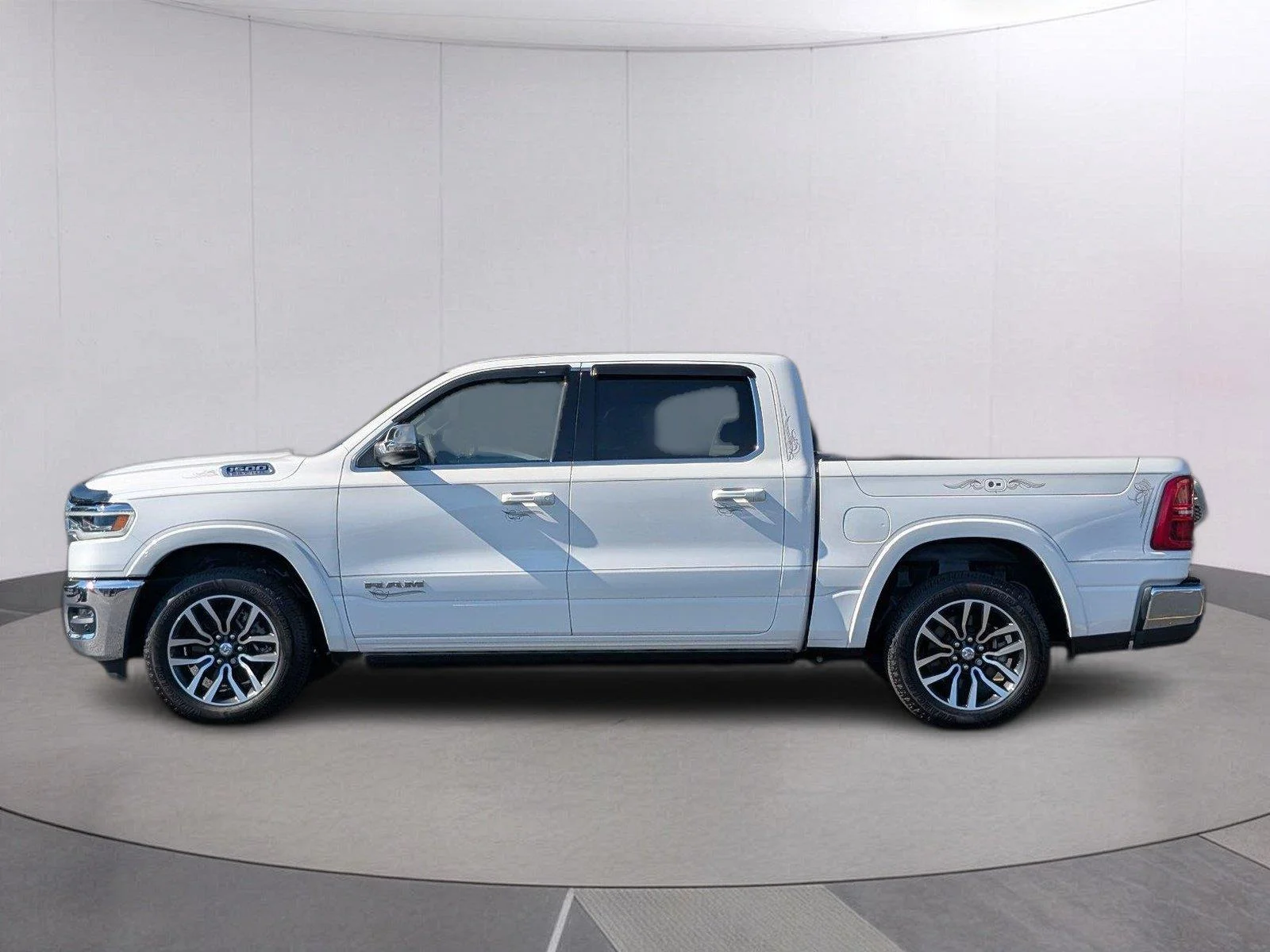 Used 2025 Bright White Clearcoat Ram Longhorn image 2