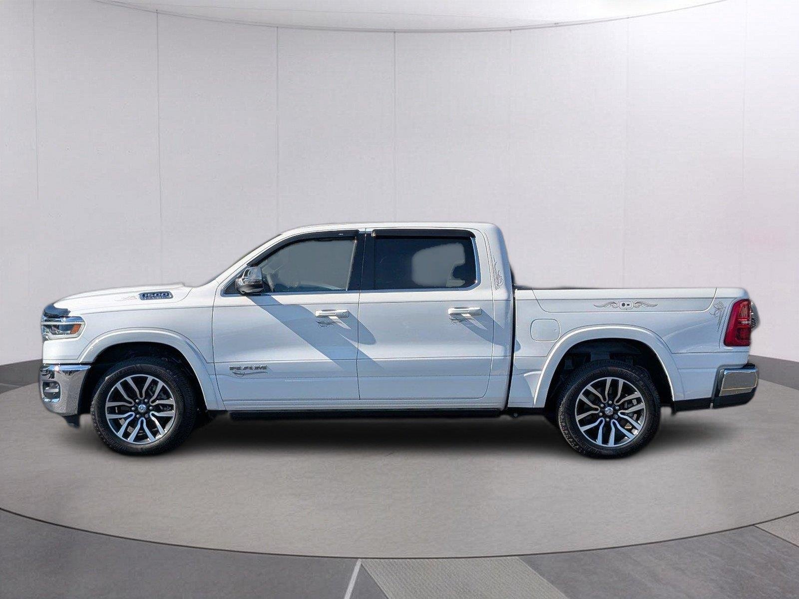 Used 2025 Bright White Clearcoat Ram Longhorn image 2