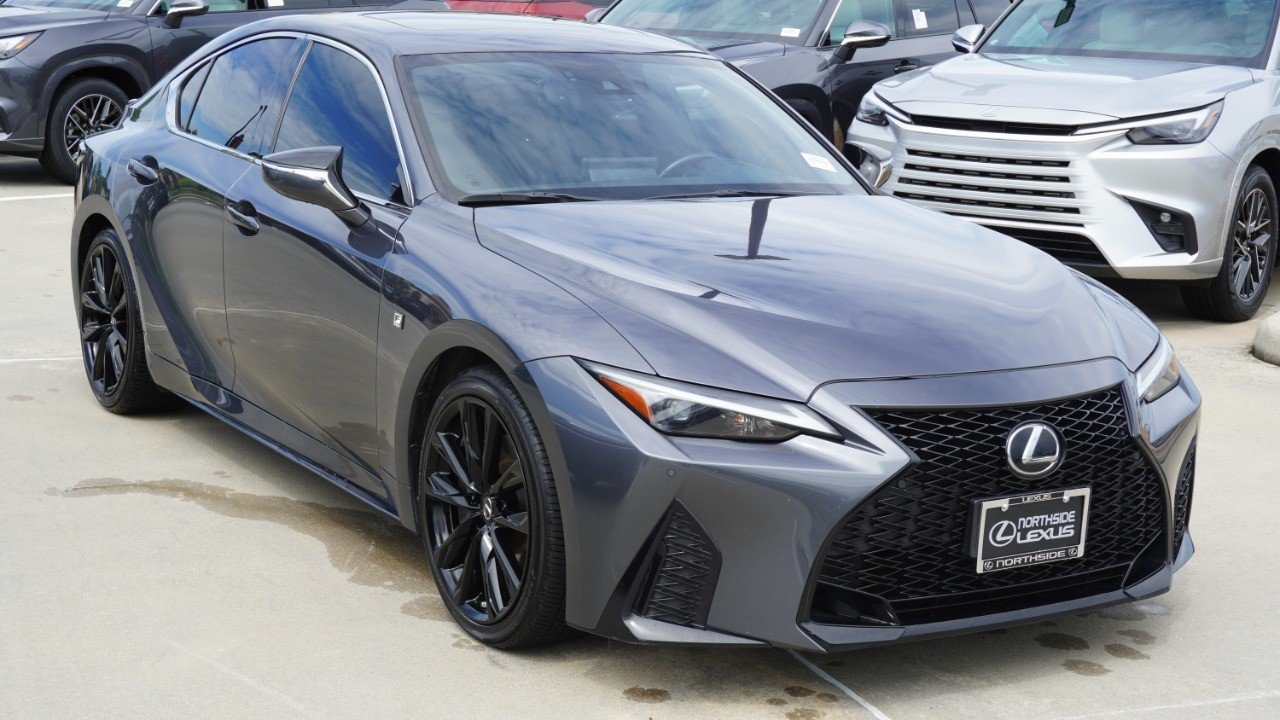 Used 2021 Gray Lexus IS 350 F SPORT image 3