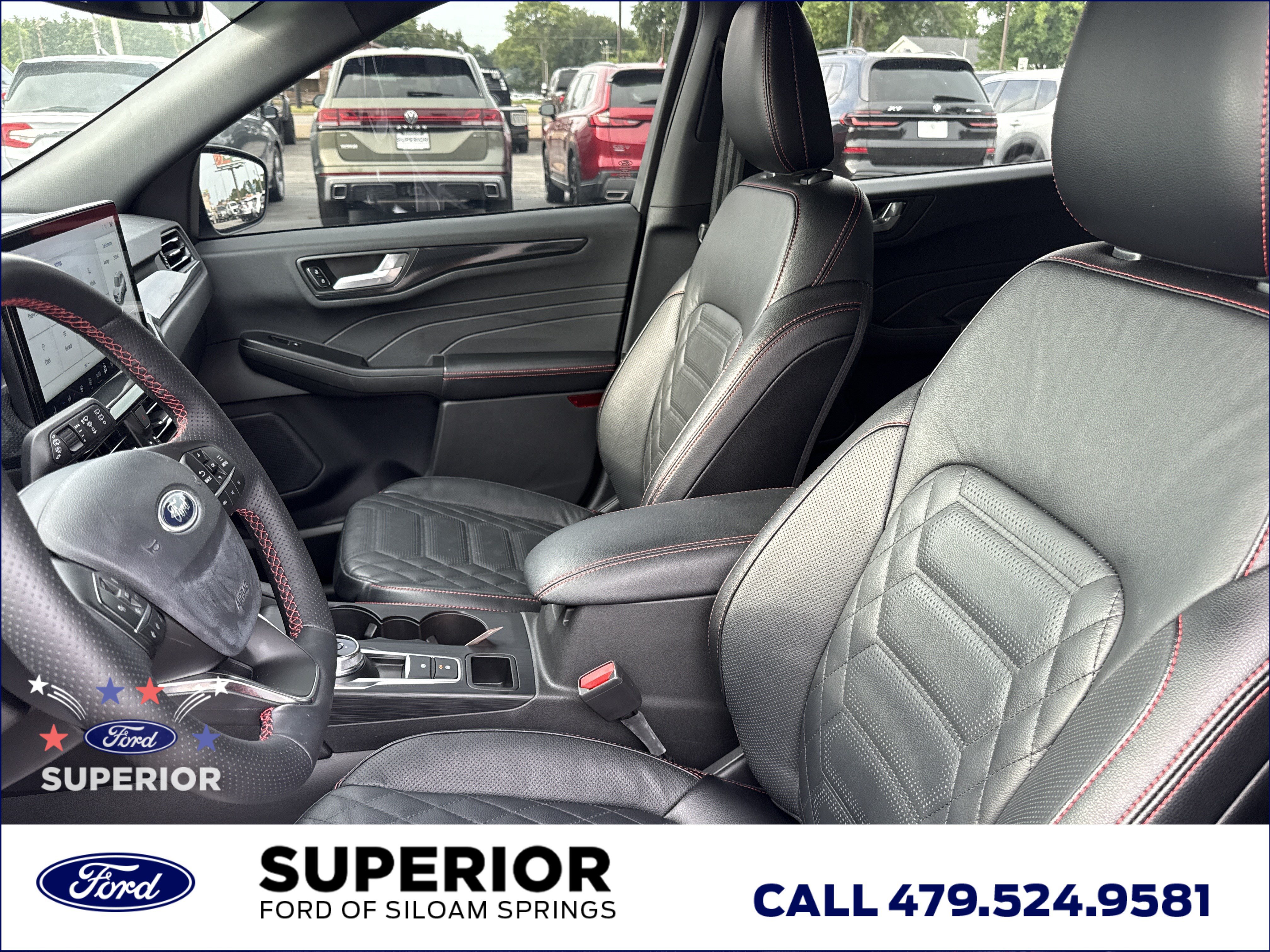 Used 2024 Light Blue Clearcoat Metallic Ford ST-Line Elite AWD image 6