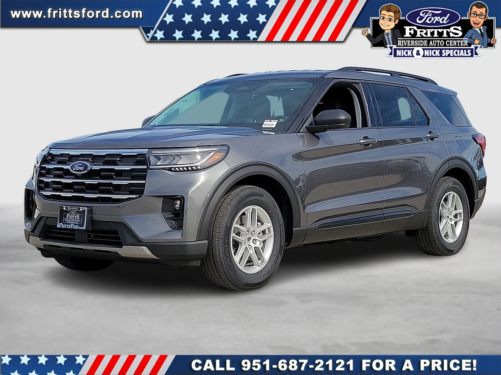 New 2026 Carbonized Gray Metallic Ford Active image 1