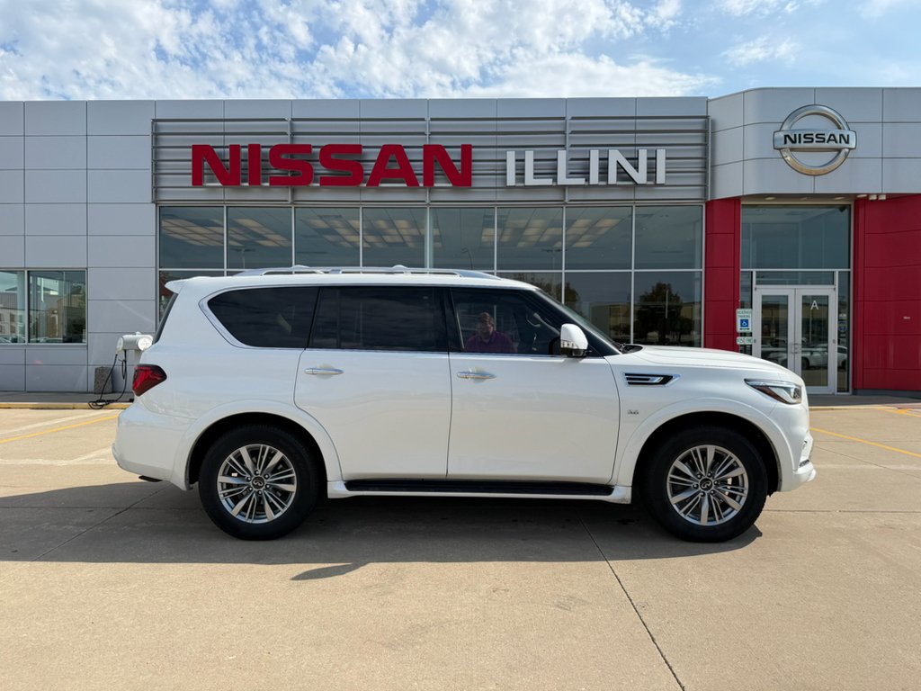 Used 2019 Moonstone White INFINITI LUXE image 1