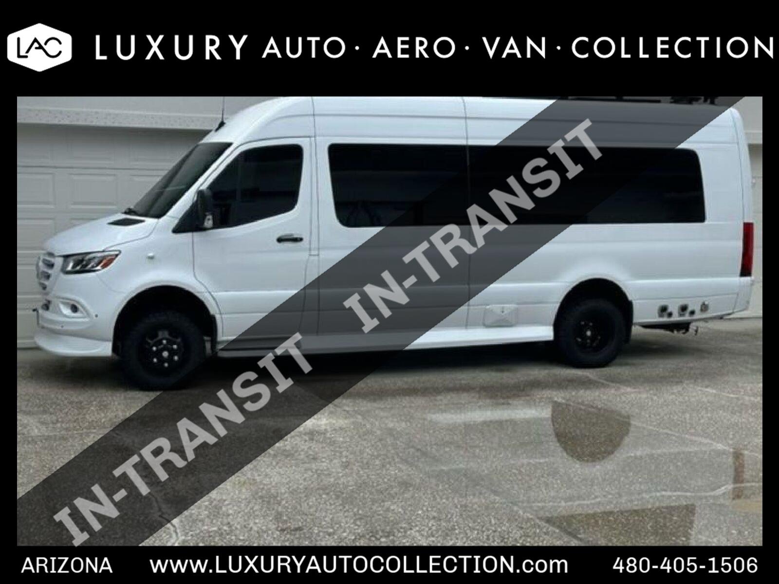 Used 2024 Arctic White Midwest Automotive Designs C4L Rear Wet Bath & Lithium PKG image 1