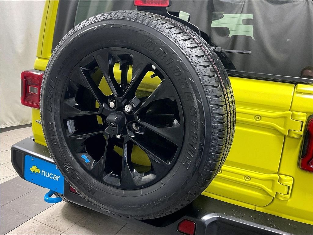Used 2022 Yellow Jeep Unlimited Sahara 4xe image 28